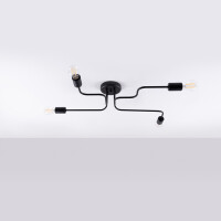 Sollux SL.1446 Kronleuchter VECTOR 4 schwarz 2