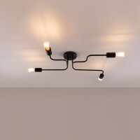 Sollux SL.1446 Kronleuchter VECTOR 4 schwarz 3