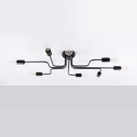 Sollux SL.1448 Kronleuchter VECTOR 8 schwarz 2