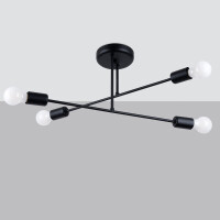 Sollux SL.1451 Kronleuchter NORAH 4 schwarz 2