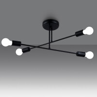 Sollux SL.1451 Kronleuchter NORAH 4 schwarz 3