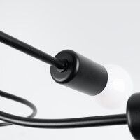 Sollux SL.1455 Kronleuchter LEVAR schwarz 4