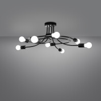 Sollux SL.1457 Kronleuchter LEVAR 8 schwarz 3