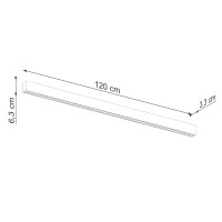 Sollux TH.283 Plafond SOREN schwarz LED 3000K 8