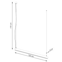 Sollux TH.286 Pendelleuchte SOREN schwarz LED 4000K 8