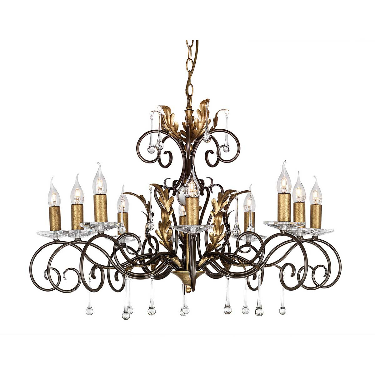 Elstead Lighting Kronleuchter Amarilli 10xE14 H:60 Ø:90