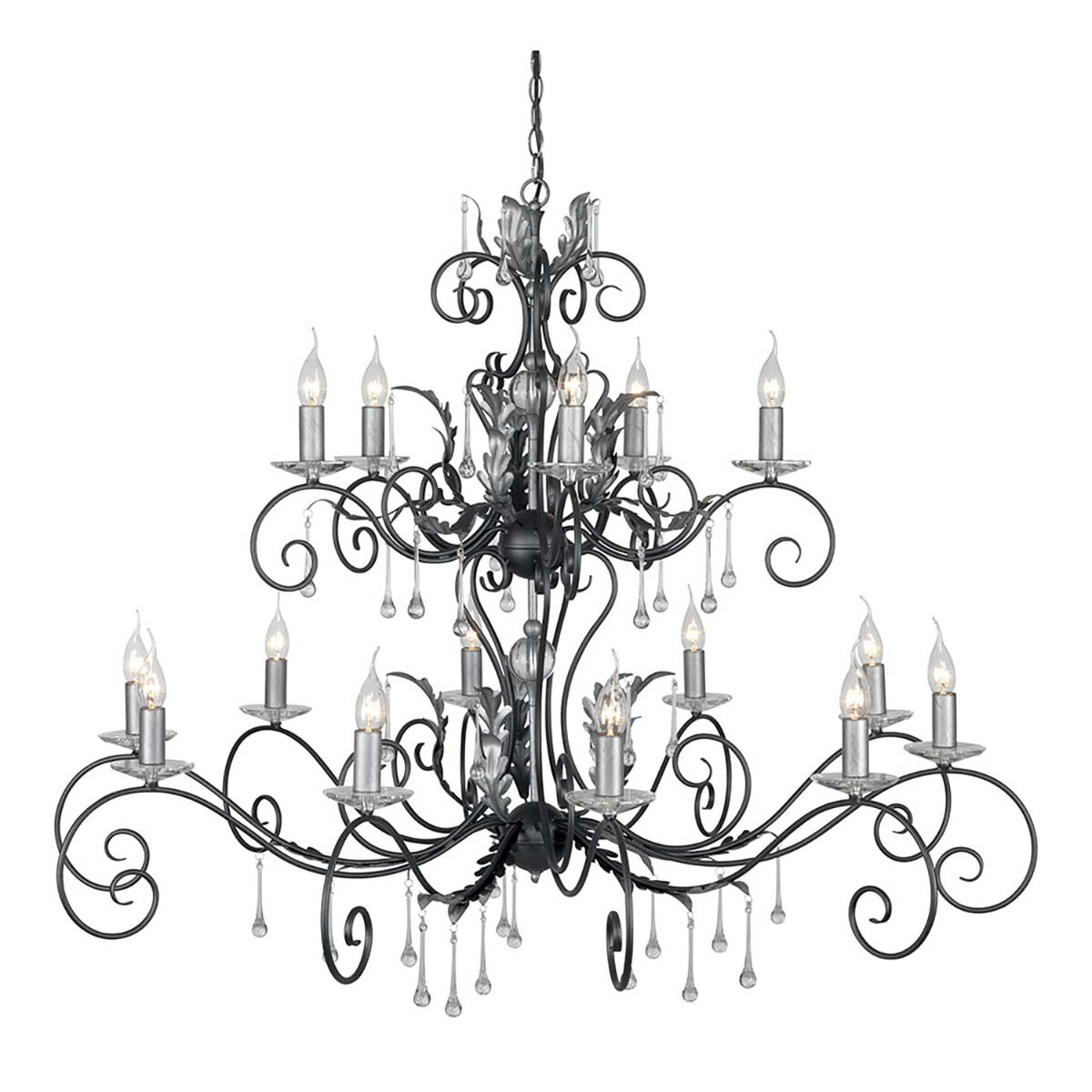Elstead Lighting Kronleuchter Amarilli 15xE14 H:99 Ø:125