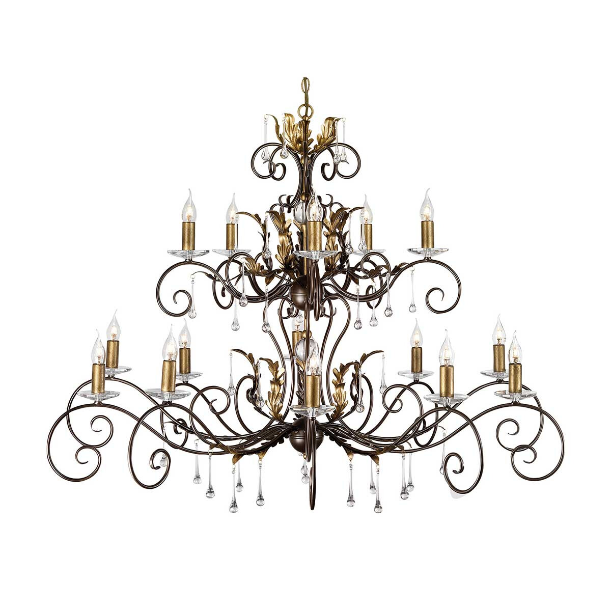 Elstead Lighting Kronleuchter Amarilli 15xE14 H:99 Ø:125