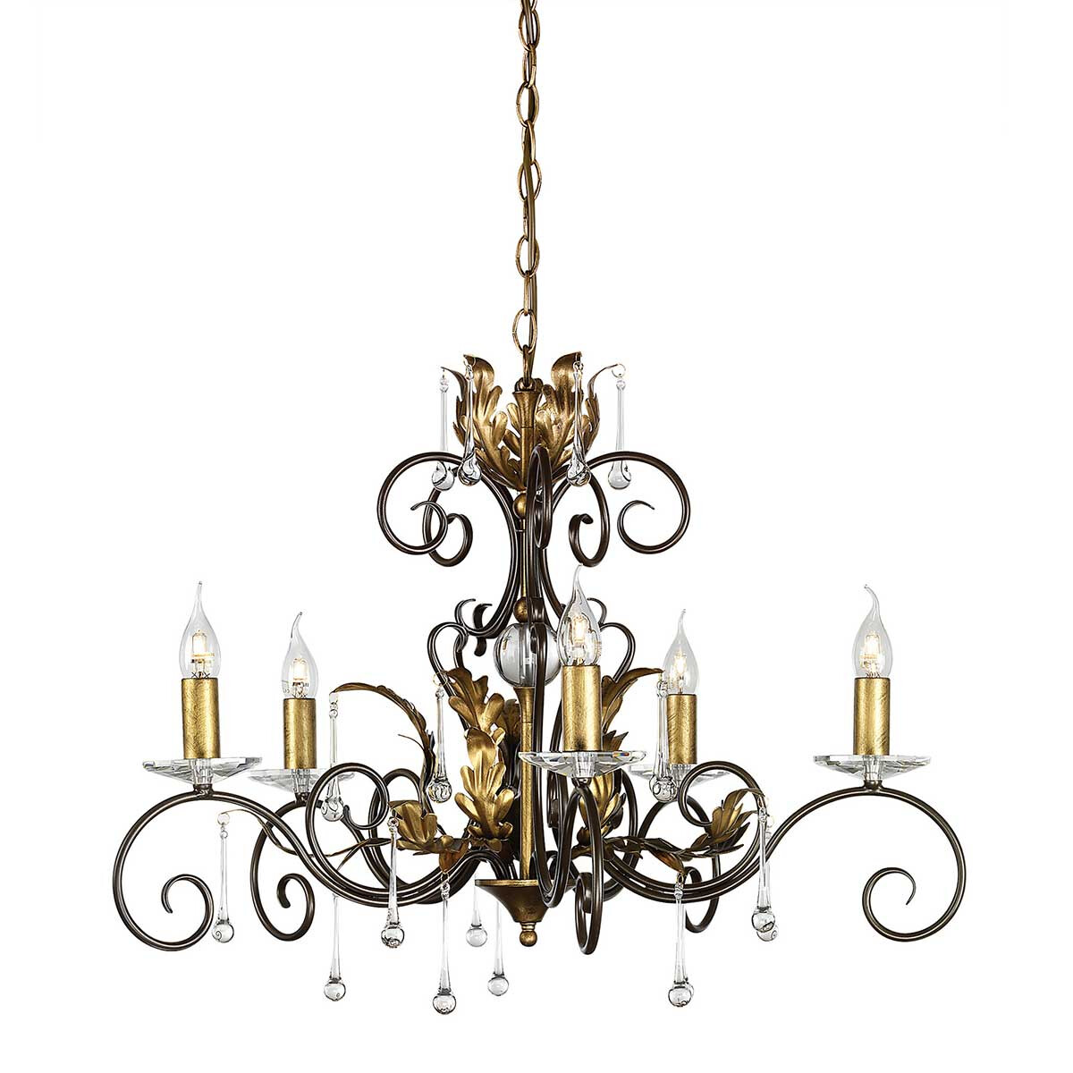Elstead Lighting Kronleuchter Amarilli 5xE14 H:59 Ø:73