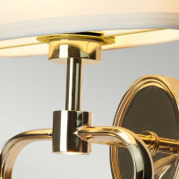 Elstead Lighting  Wandleuchte Falmouth 1xG9 Gold, weiss H:42