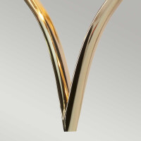 Elstead Lighting  Wandleuchte Falmouth 1xG9 Gold, weiss H:42