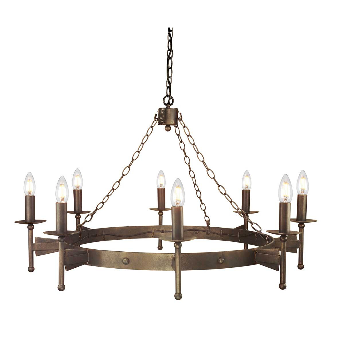 Elstead Lighting Kronleuchter Cromwell 8xE14 H:54 Ø:100