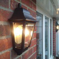 Elstead Lighting Deco Lane AußenwandleuchteE27 Schwarz