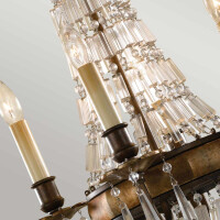 Feiss Kronleuchter Bellini 4xE14  H:62,5 Ø:36,2 4