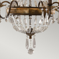 Feiss Kronleuchter Bellini 6xE14  H:74 Ø:68,6 5