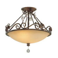 Feiss Deckenleuchte Chateau E27 60W Stah gallery