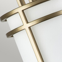 Feiss Fusion Wandlampe E27 Lackiertes Naturmessing 3
