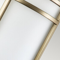 Feiss Fusion Wandlampe E27 Lackiertes Naturmessing 4