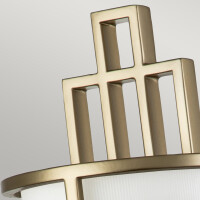 Feiss Fusion Wandlampe E27 Lackiertes Naturmessing 5
