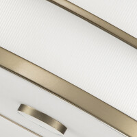 Feiss Fusion DeckenleuchteE27 Lackiertes Naturmessing 3