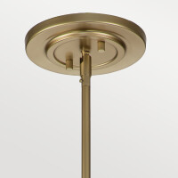 Feiss Fusion Schmuckanhänger E27 Lackiertes Naturmessin