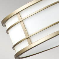 Feiss Fusion Schmuckanhänger E27 Lackiertes Naturmessin