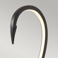 Elstead Lighting Flamingo Tischlampe Integrated LED Schwarz 