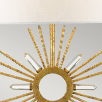Gilded Nola Tischleuchte Sun King 1xE27  H:77,1 7
