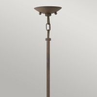 Hinkley Hängeleuchte Carson E27 40W IP44 Aluminium, Gla