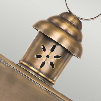 Elstead Lighting Wandleuchte Hyde Park 1xE27 Messing H:46,5c