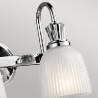 Kichler Wandleuchte Cora 2xG9  H:24,1 L:18,6 B:40,6 IP44 300