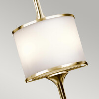 Kichler Wandleuchte/Badezimmerleuchte Mona 2xG9 Messing poli