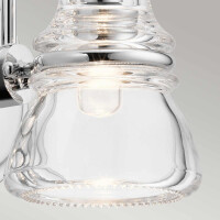 Kichler Badezimmerleuchte Talland G9 LED 3.5W IP44 Stahl, Gl