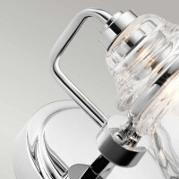 Kichler Badezimmerleuchte Talland G9 LED 3.5W IP44 Stahl, Gl