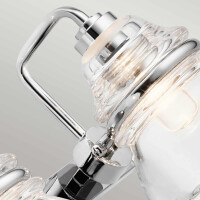 Kichler Badezimmerleuchte Talland G9 LED 3.5W IP44 Stahl, Gl