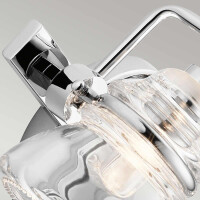 Kichler Badezimmerleuchte Talland G9 LED 3.5W IP44 Stahl, Gl