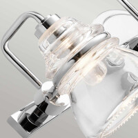 Kichler Badezimmerleuchte Talland G9 LED 3.5W IP44 Stahl, Gl