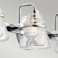 Kichler Badezimmerleuchte Talland G9 LED 3.5W IP44 Stahl, Gl