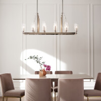 Kichler Kimrose Kronleuchter E14 Poliertes Nickel QN-KIMROSE