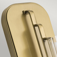 Kichler Kimrose Wandlampe E14 Gebürstetes Naturmessing 