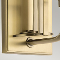 Kichler Kimrose Wandlampe E14 Gebürstetes Naturmessing 