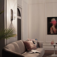 Kichler Kimrose Wandlampe E14 Poliertes Nickel 5