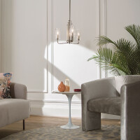 Kichler Kimrose Kronleuchter E14 Poliertes Nickel QN-KIMROSE