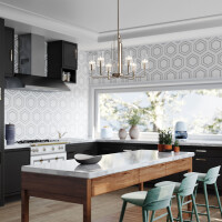 Kichler Kimrose Kronleuchter E14 Poliertes Nickel QN-KIMROSE