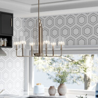 Kichler Kimrose Kronleuchter E14 Poliertes Nickel QN-KIMROSE