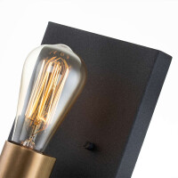 Hinkley Silas Wandlampe E27 Gealtertes Zink & Heritage M