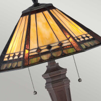 Quoizel Tischleuchte Arden 2xE27  H:59,7 L:40,6 B:40,6 2