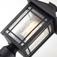 Quoizel Sockelleuchte Cedar Point E27 60W IP44 Aluminium, Gl