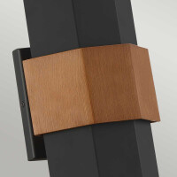 Quoizel Wandleuchte Chasm LED 9.5W Integrated LED IP44 Alumi