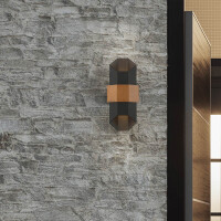 Quoizel Wandleuchte Chasm LED 9.5W Integrated LED IP44 Alumi